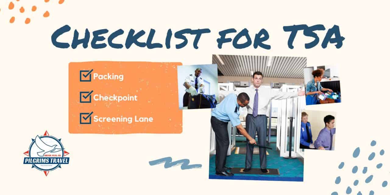 Checklist For TSA And Air Travel